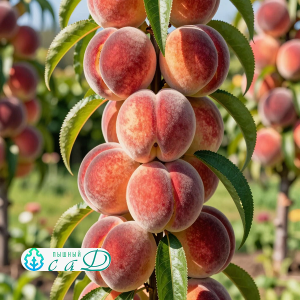 Персик колоновидный "СУВЕНИР"  (срок созревания  конец июля - начало августа)